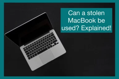 can a stolen macbook be used