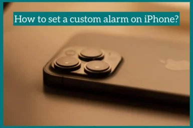 custom alarm sound iphone