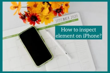 how to inspect element on iphone