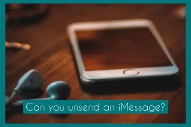 can you unsend an imessage