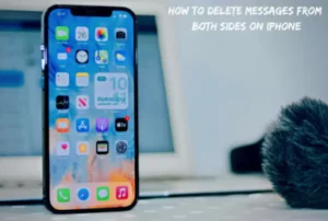 how to delete messages on iphone from both sides