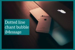 Dotted Line Chat Bubble imessage