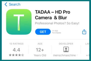 Get TADAA-HD Pro Camera & Blur app on app store