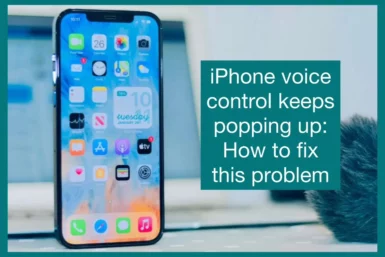 iphone voice control popping up