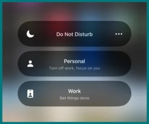 Do Not Disturb Mode option