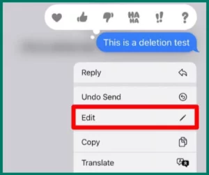 How to edit a delivered iMessage