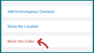 How to block a caller on iphone