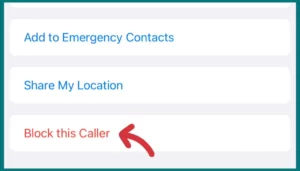 Block a caller on iPhone