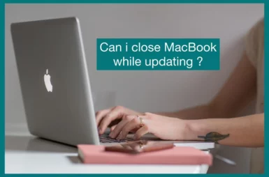 can i close my macbook while updating