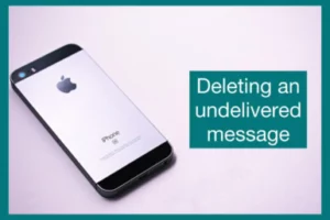 if you delete an undelivered imessage will it still send