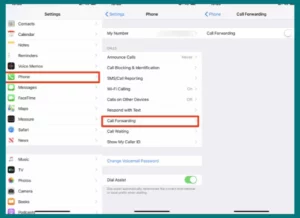 How to setup call forwarding on iPhone