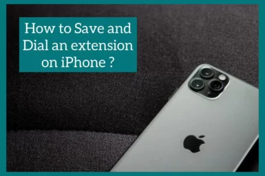 how to call an extension on iphone
