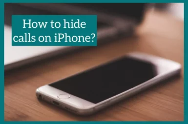how to hide calls on iphone