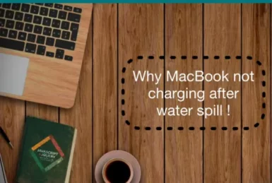 macbook not charging after water spill