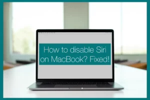 how to disable siri on macbook