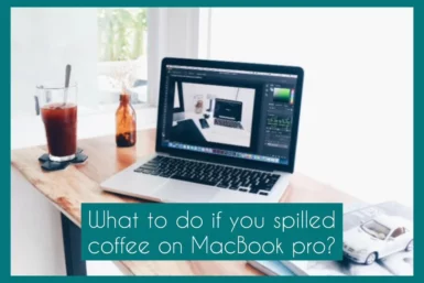 spilled coffee on macbook pro