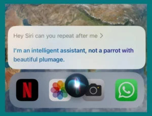 Asking Siri to Repeat After Me?