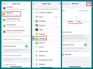 Apply Screen Time Limit to Lock Messages on Your iPhone