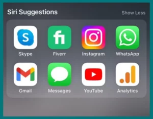 Siri App Suggestions