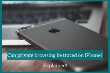 can private browsing be traced on iphone