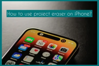 how to use object eraser on iphone